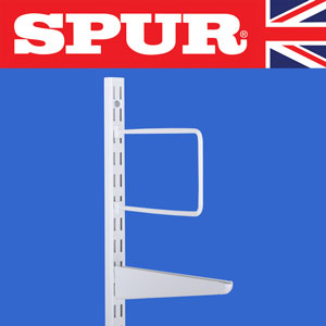 Spur Shelving® Steel-Lok Wall Mounted Uprights and Brackets British Made BLUE